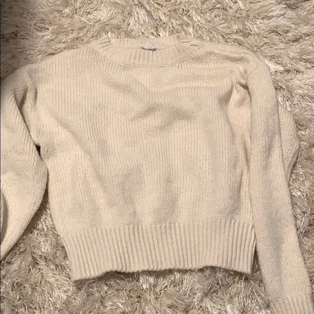 Garage white sweater